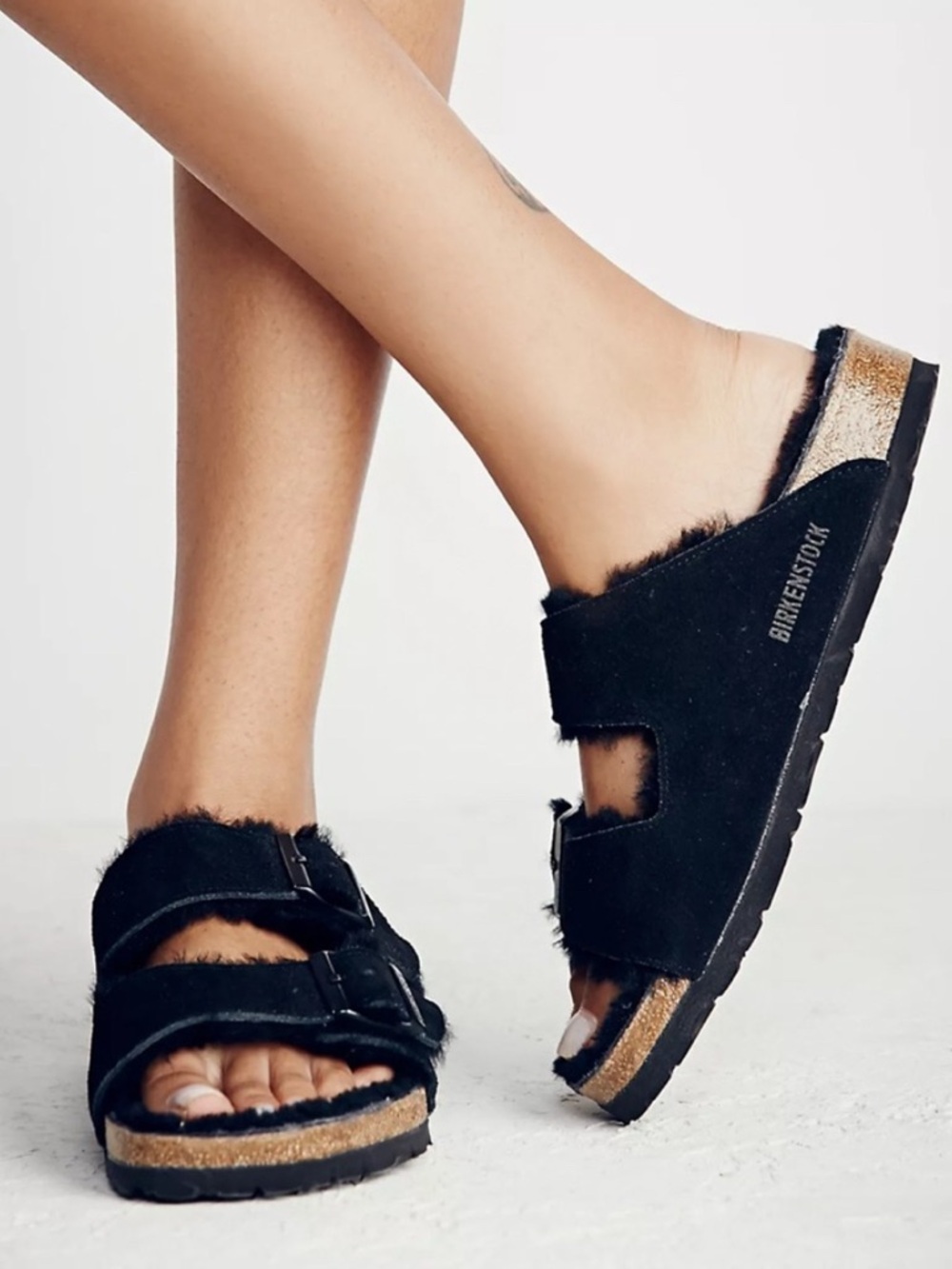 Birkenstock Arizona shearling sandal